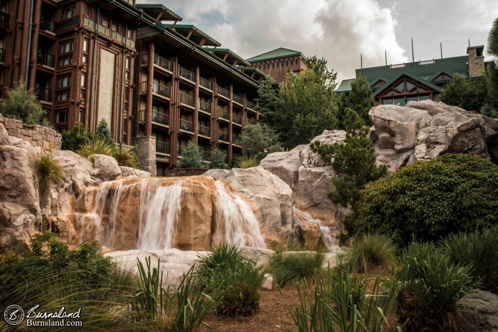 Silver Creek Falls at the Wilderness Lodge at Walt Disney World