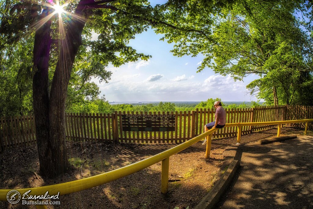 Sitting in the Sun at Fort Pillow State Park