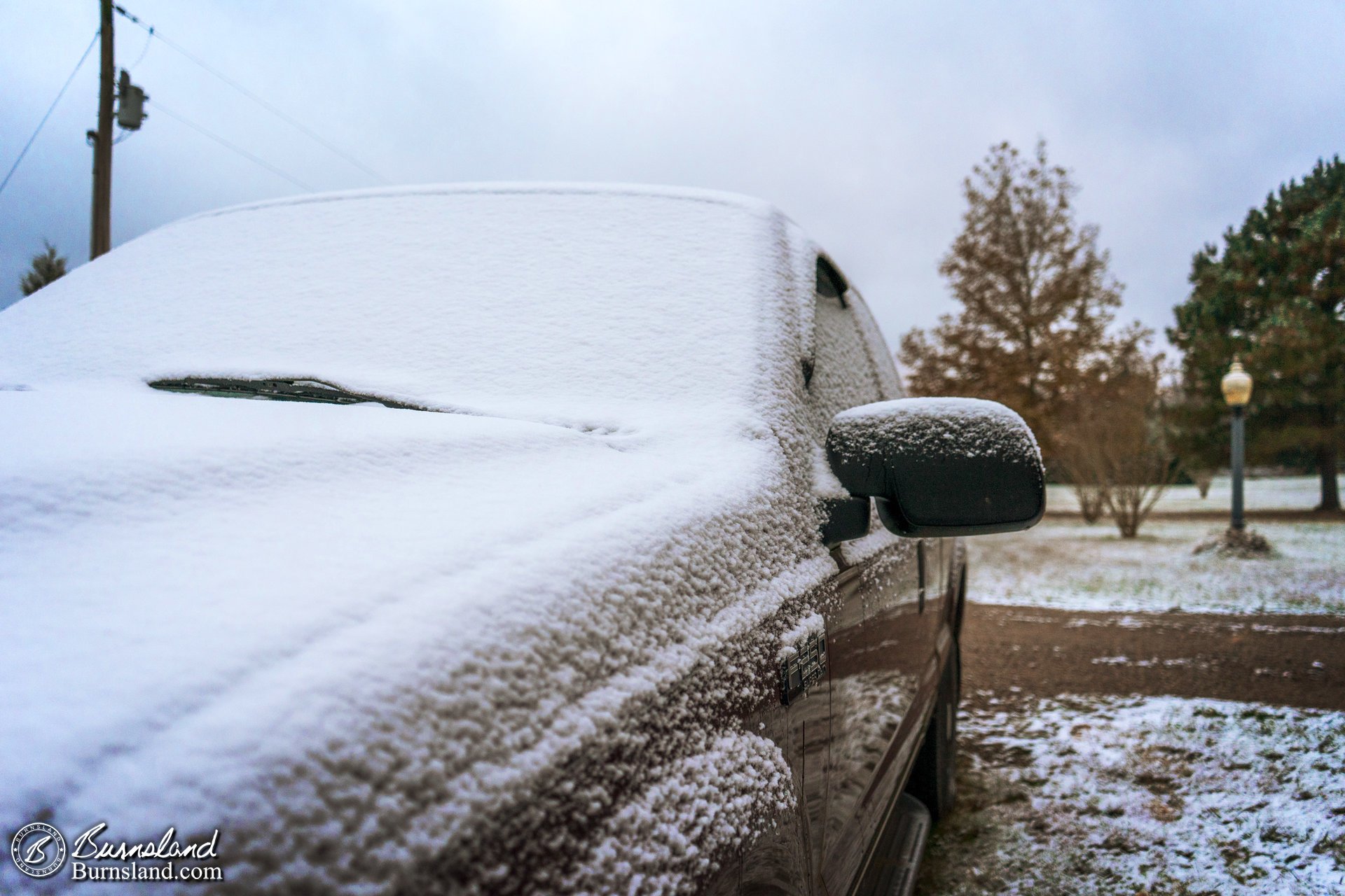 Truck in the snow