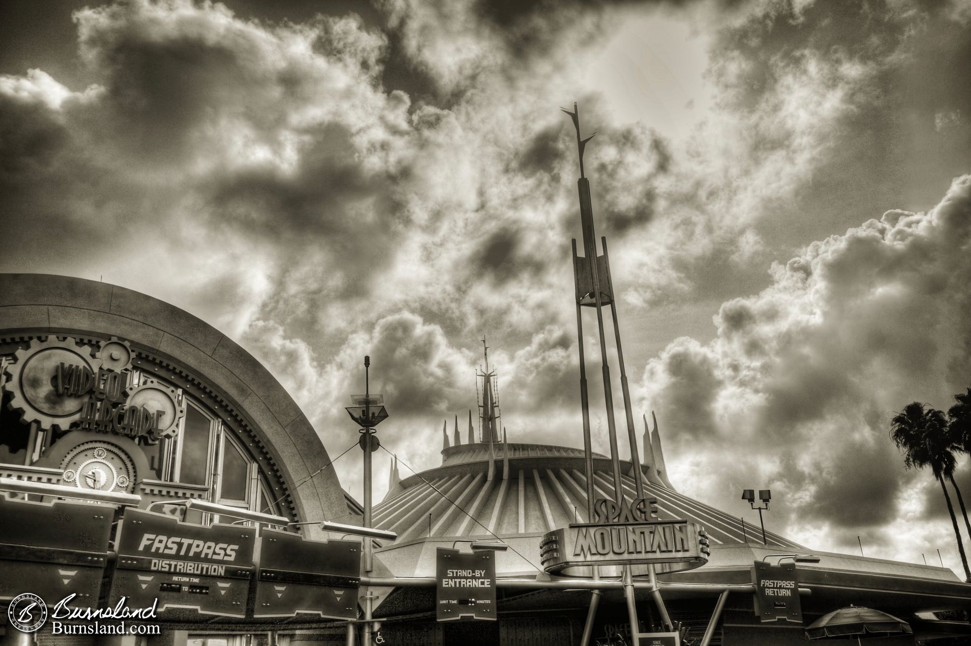 Space Mountain in the Magic Kingdom at Walt Disney World