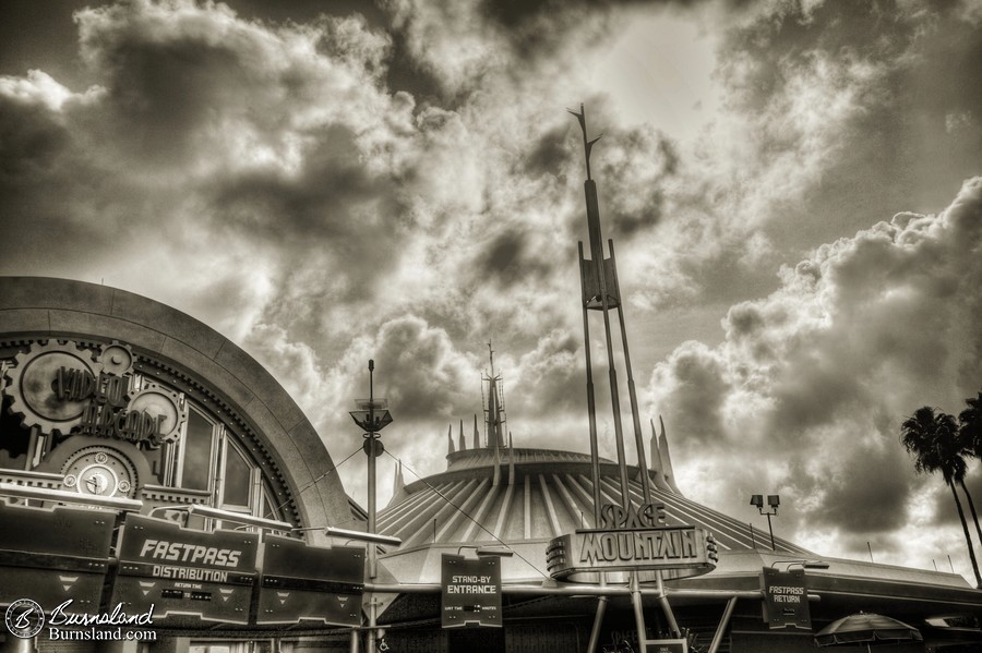 Space Mountain in the Magic Kingdom at Walt Disney World