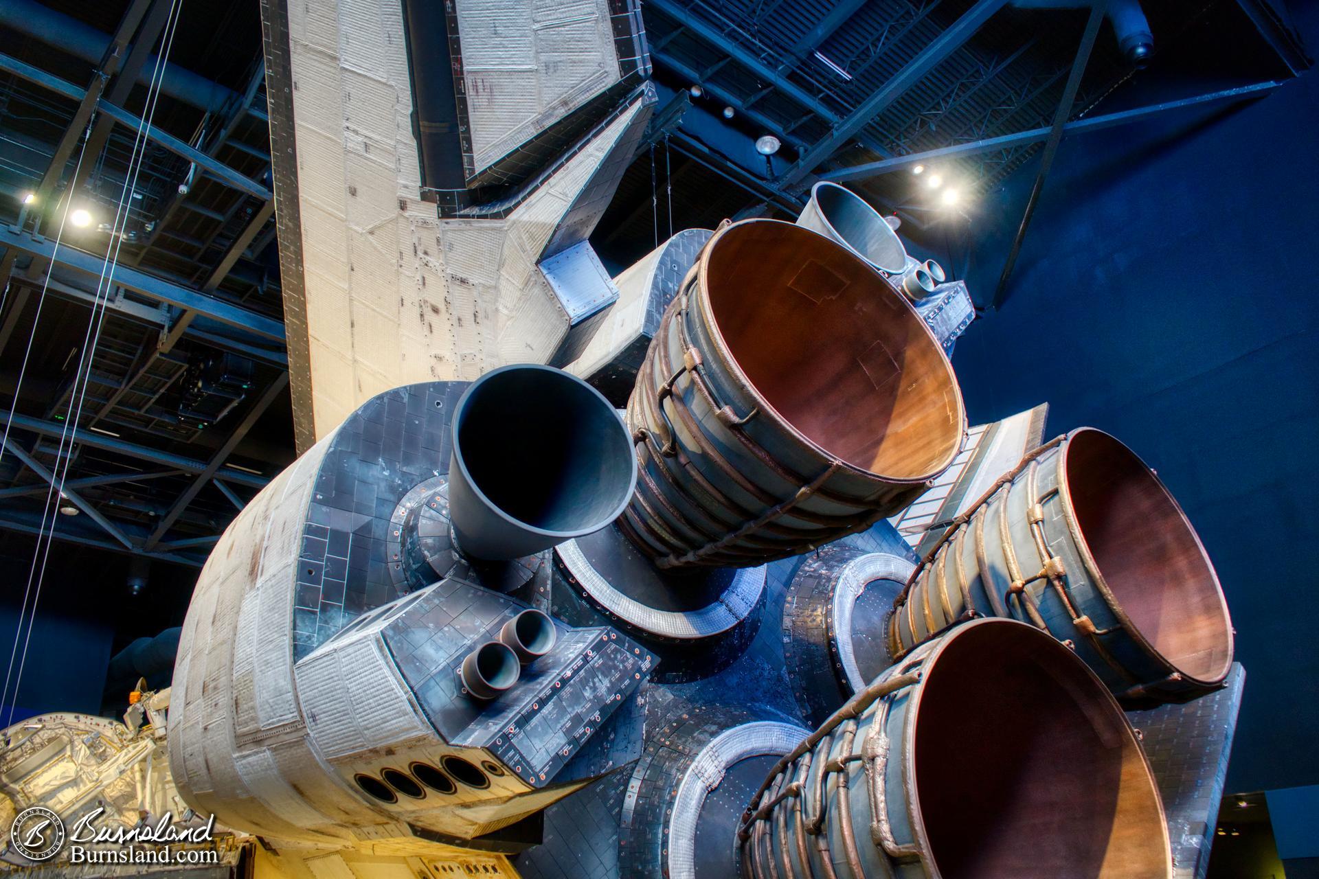 Space Shuttle Engines at Kennedy Space Center