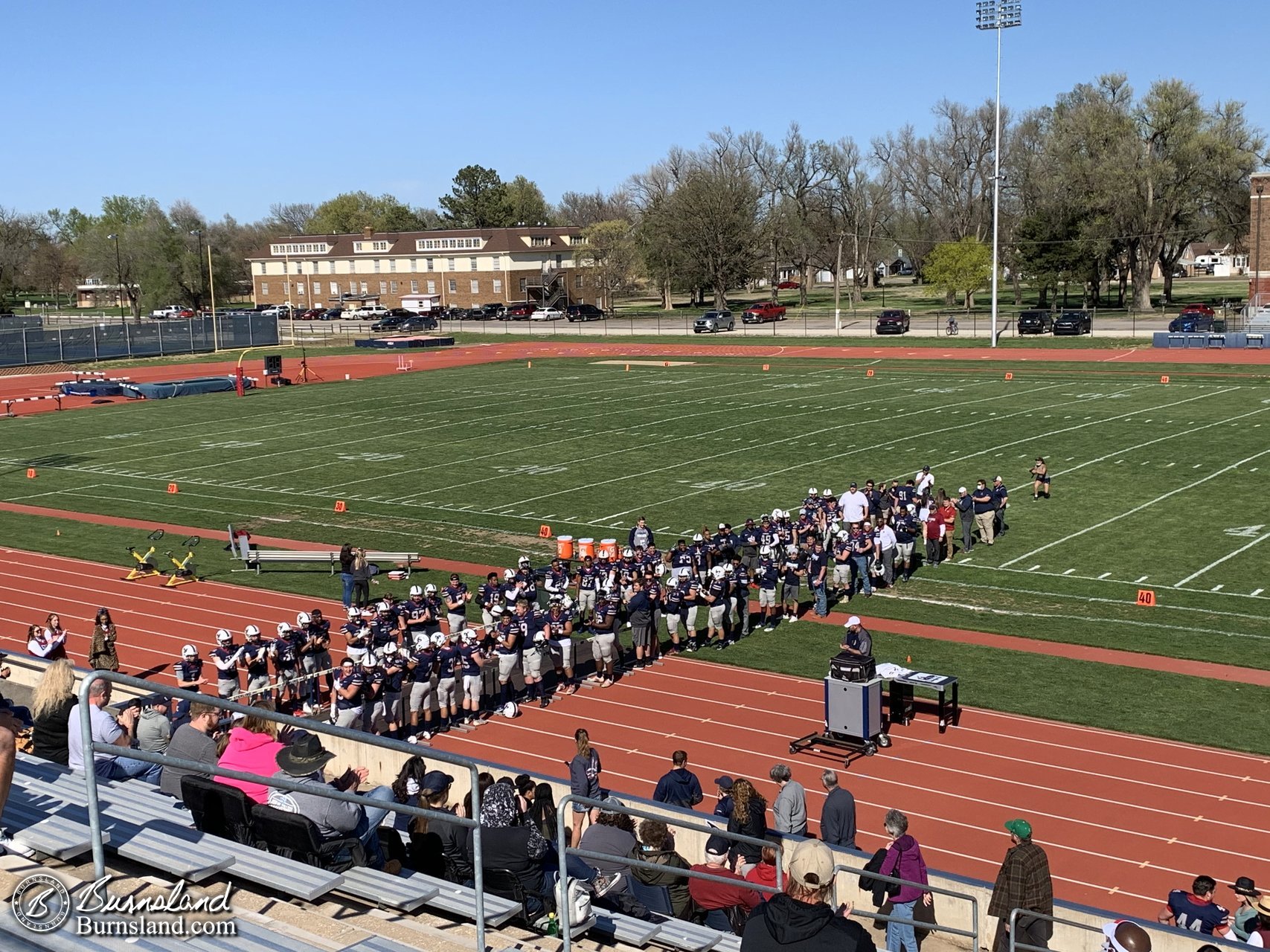 A Spring Football Game at Sterling College