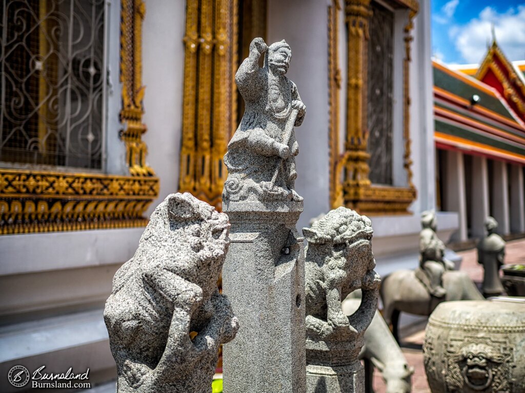 Statues at Wat Pho in Bangkok