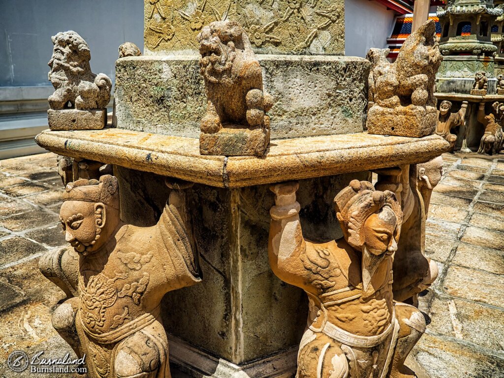 Statues at Wat Pho in Bangkok