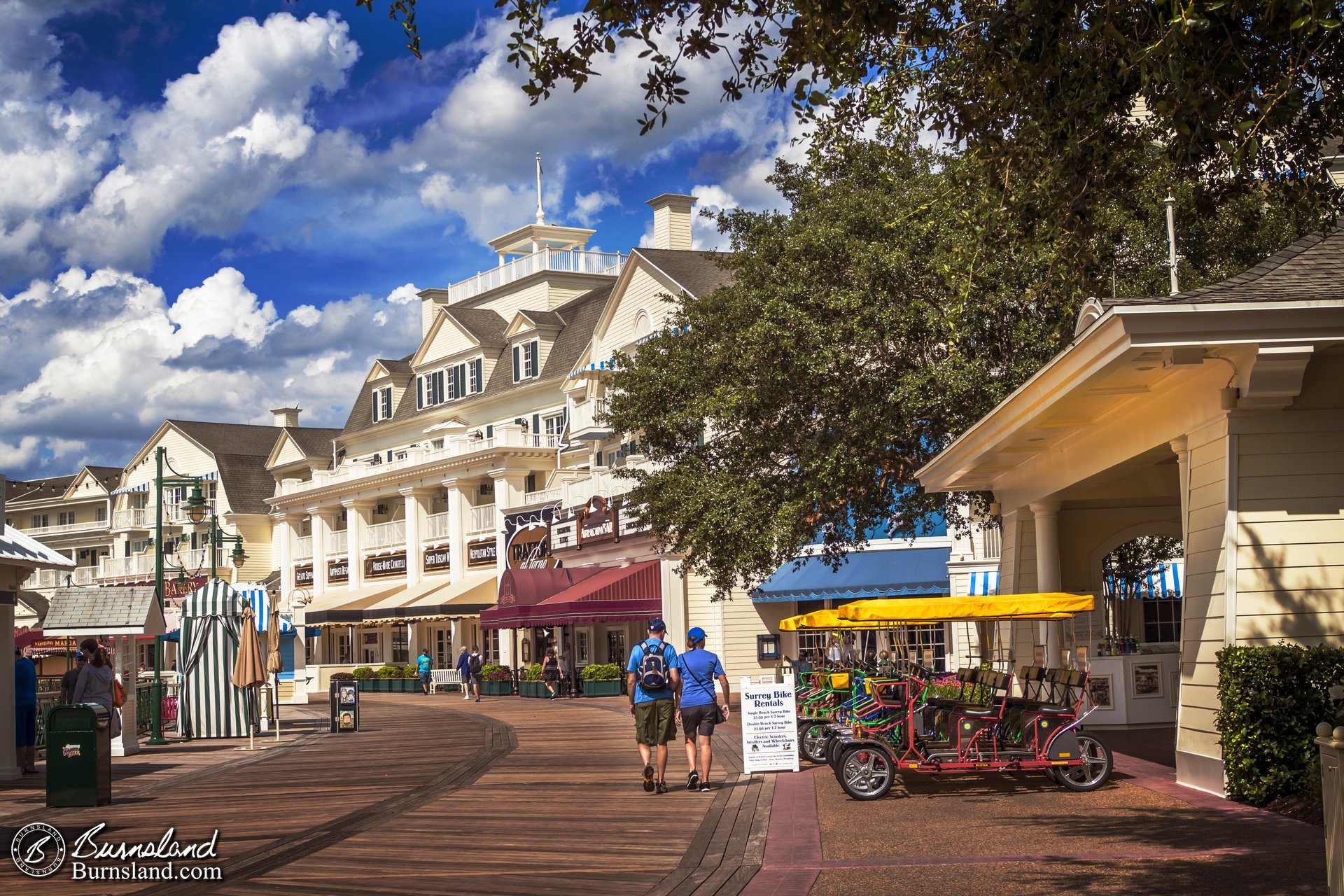 Strolling Along at the Boardwalk Resort at Walt Disney World