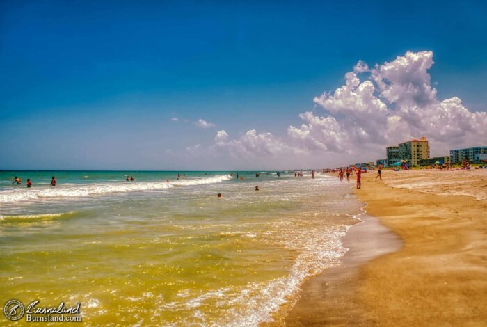 A sunny Florida day at Cocoa Beach looks inviting on these winter days we have been having, but I can be happy with those winter days, too.