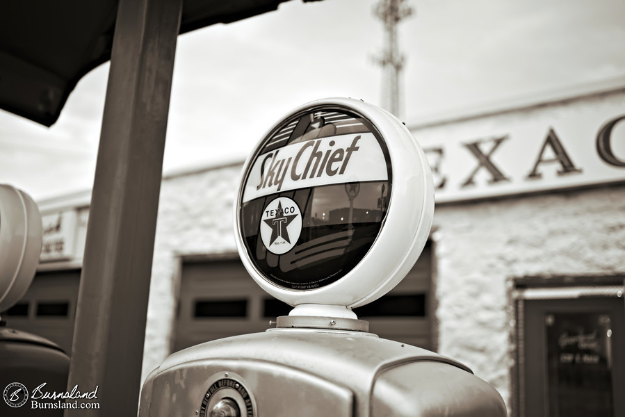 Sky Chief gas pump globe