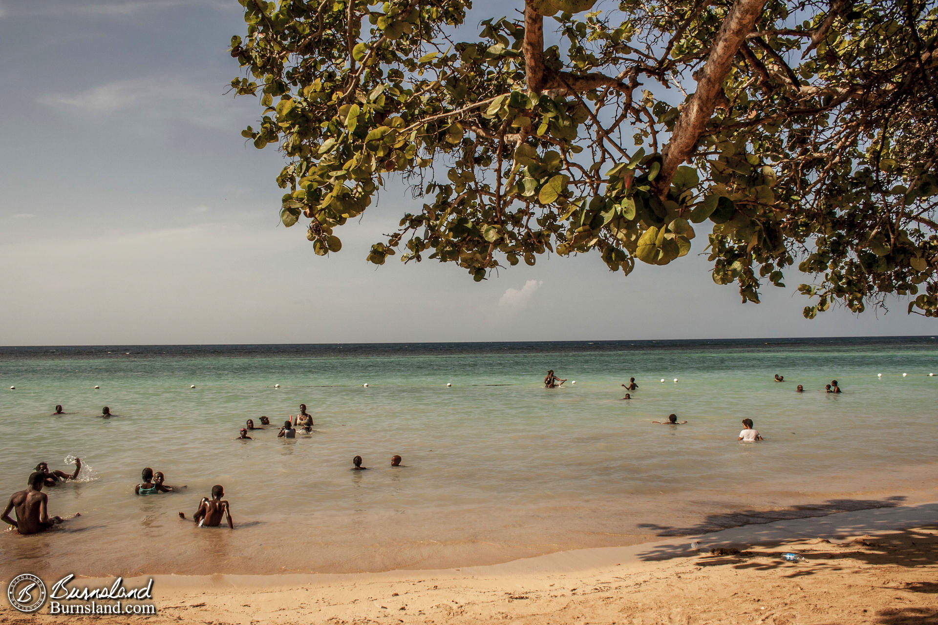 The Beach at Dunn’s River Falls in Jamaica