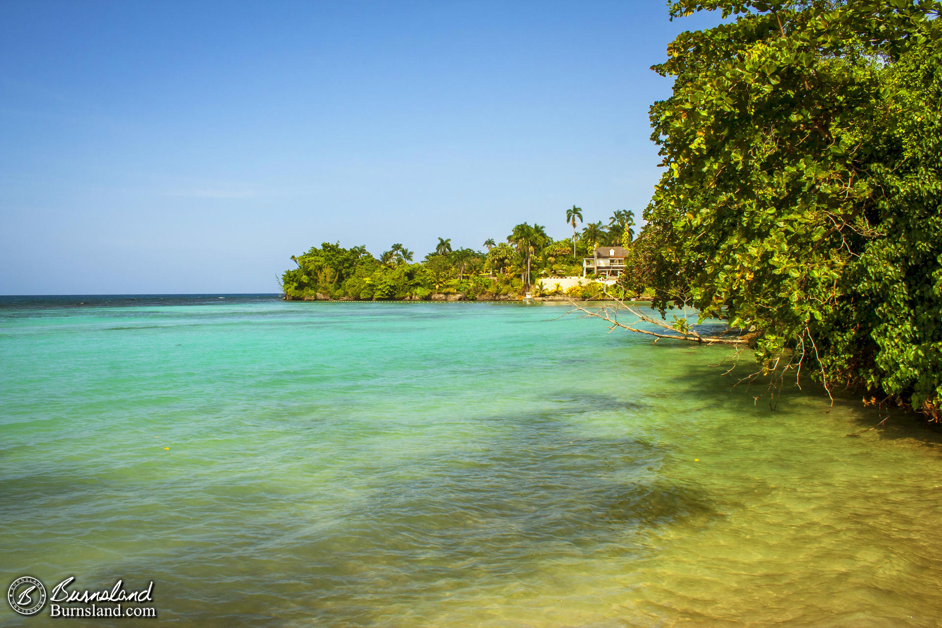 The Beach at Dunn’s River Falls in Jamaica