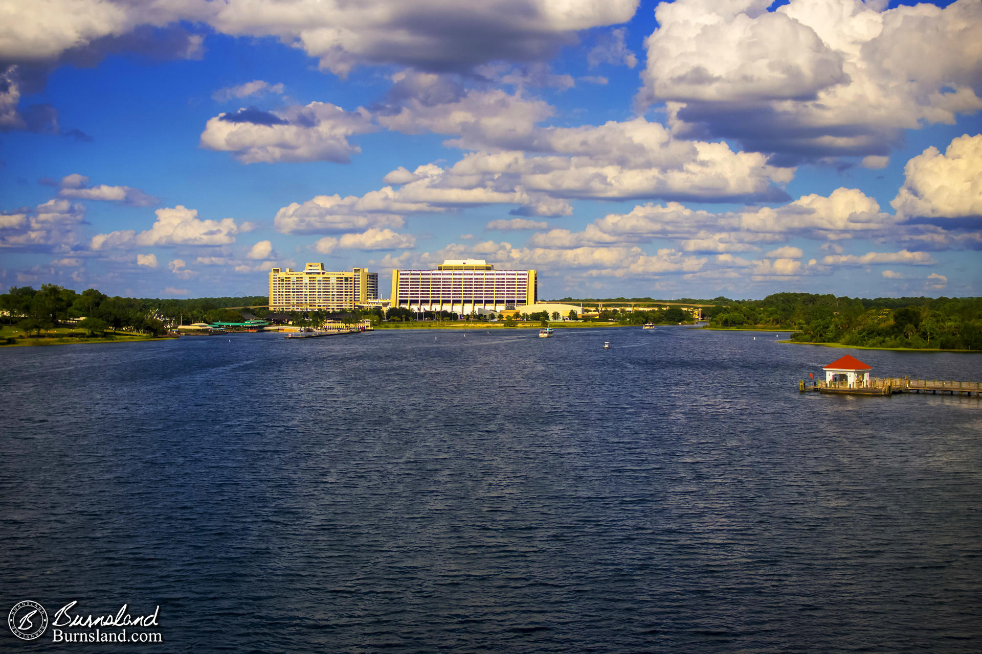 The Contemporary Resort across Seven Seas Lagoon at Walt Disney World