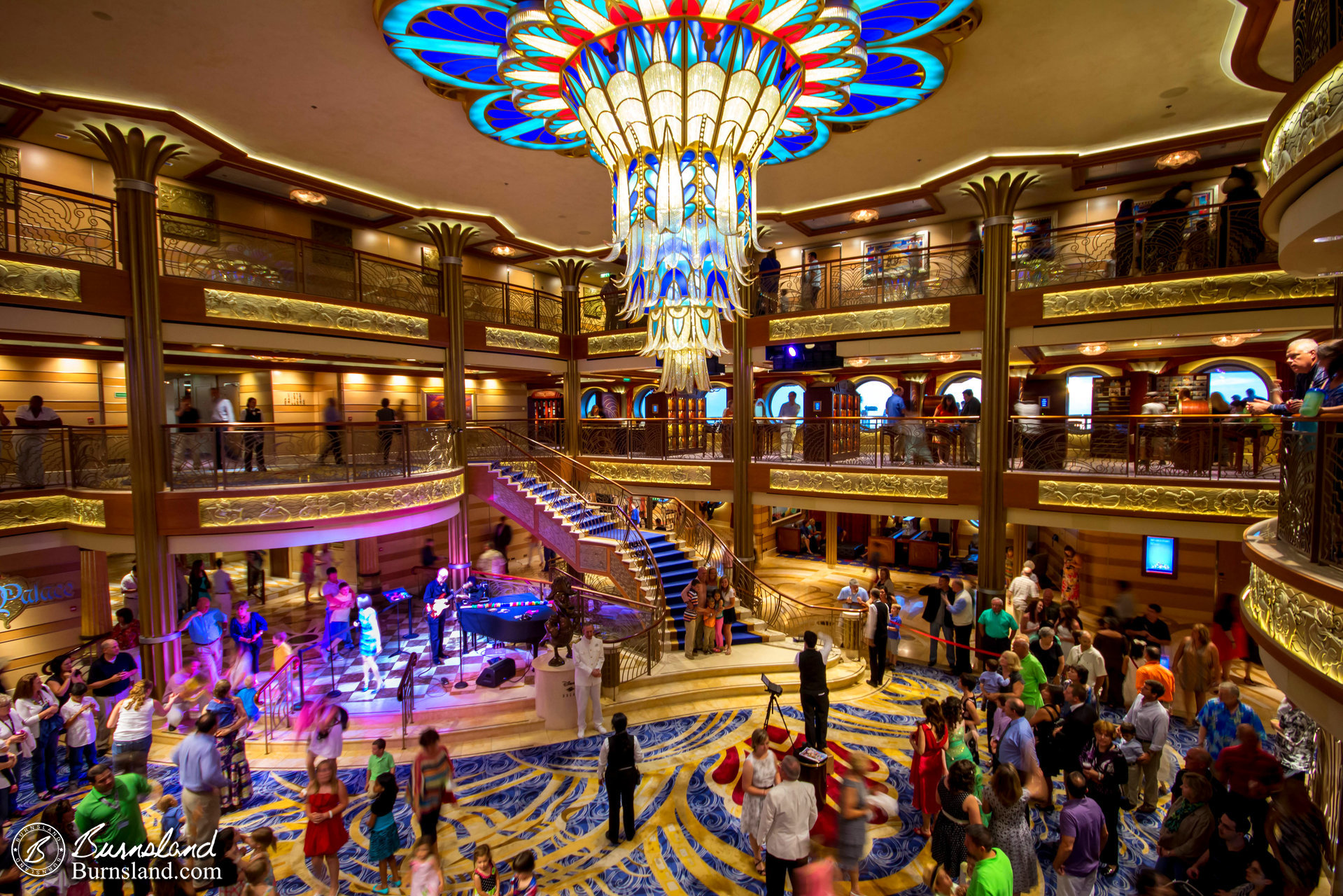 The Disney Dream’s Atrium Lobby