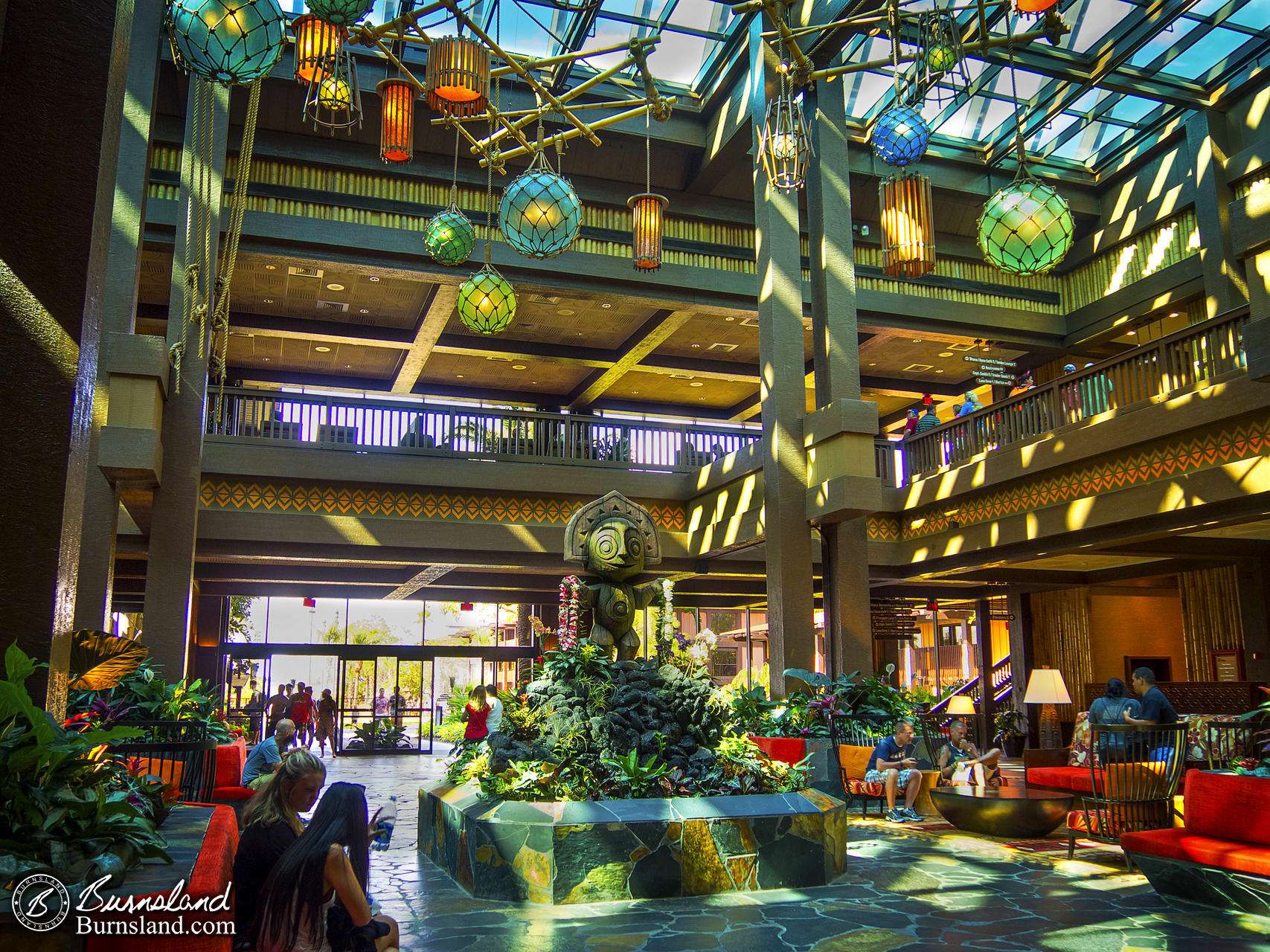 The Polynesian Village Resort Lobby at Walt Disney World