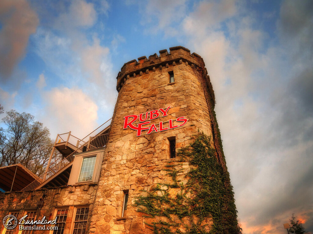 The Ruby Falls Tower in Chattanooga, Tennessee