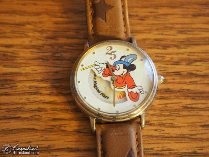 Walt Disney World 25th anniversary watch - front