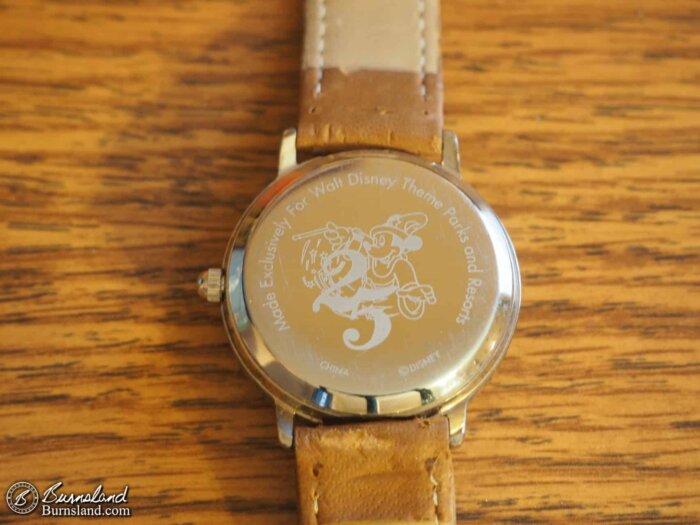 Walt Disney World 25th anniversary watch - back