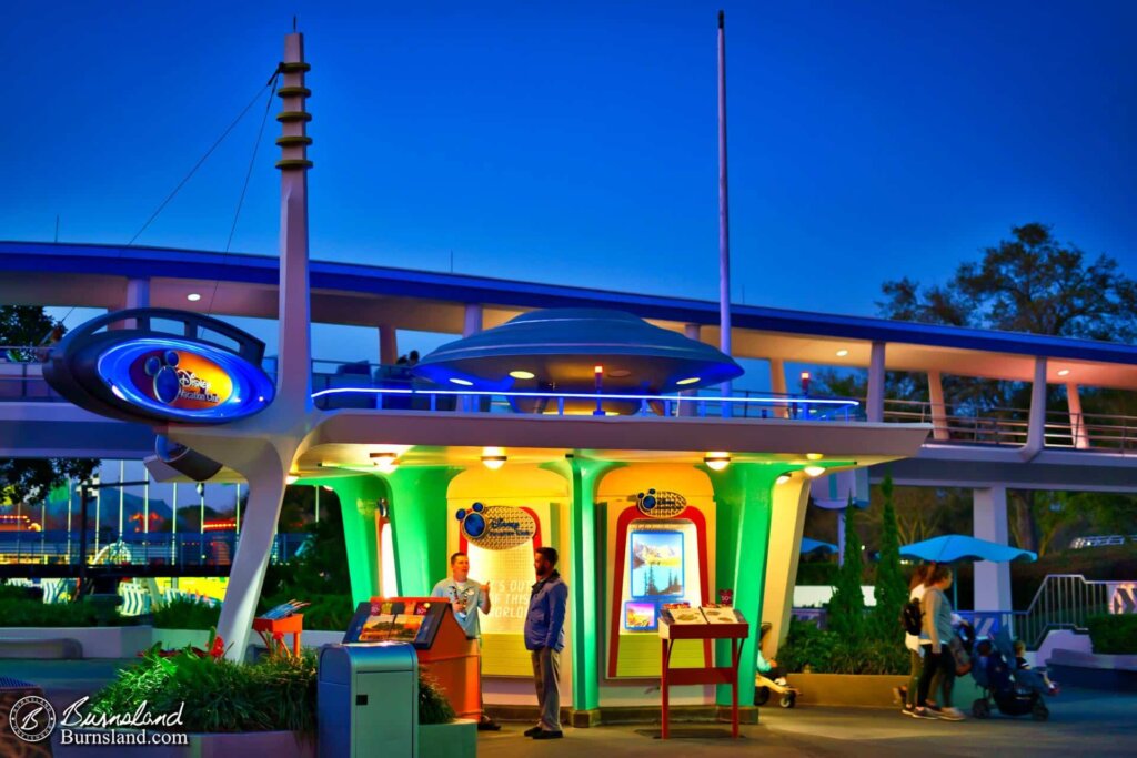 Tomorrowland Ticket Booth in the Magic Kingdom at Walt Disney World