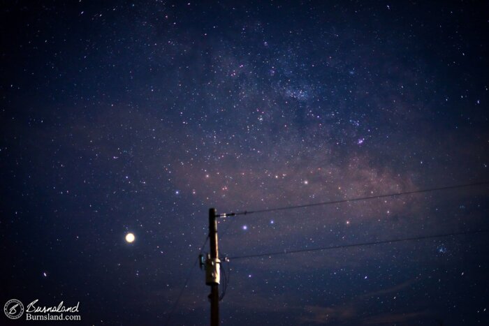 Stars fill the nighttime sky as seen from our driveway on a recent summer night, and there really are too many stars to count. But we still matter.