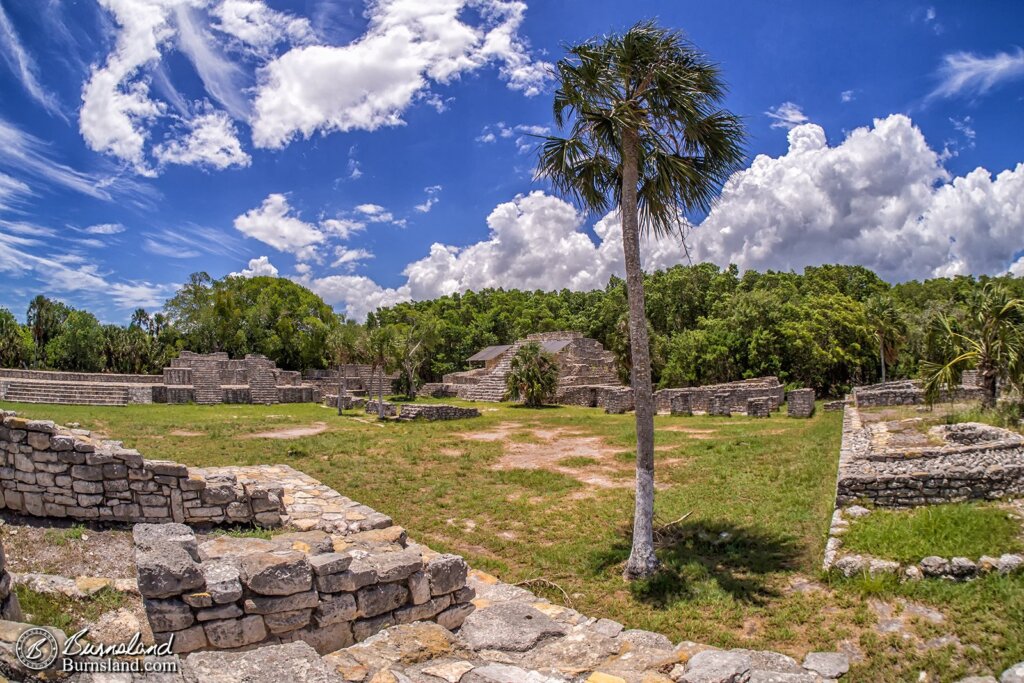 Ruins and a Field at Xcambo-1600