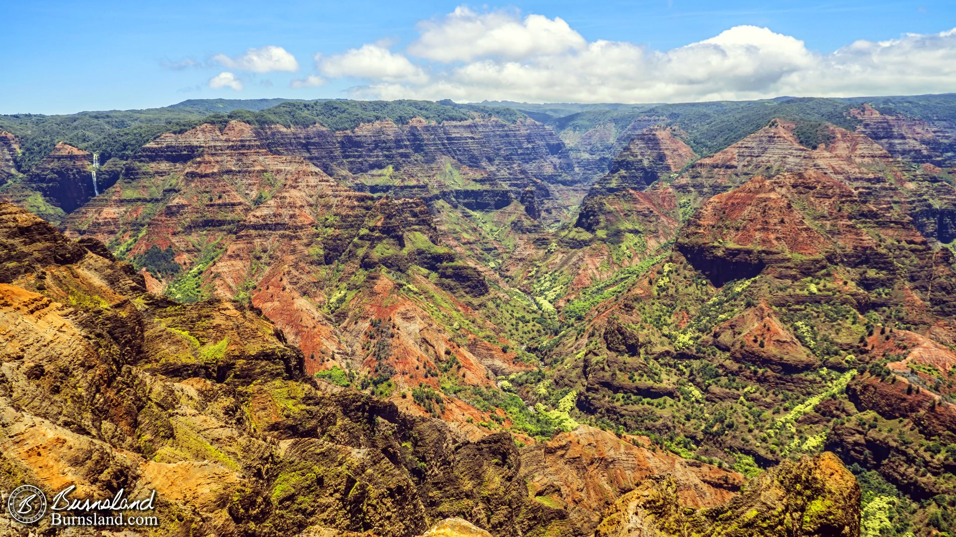 Waimea Canyon on the island of Kaua’i in Hawai’i