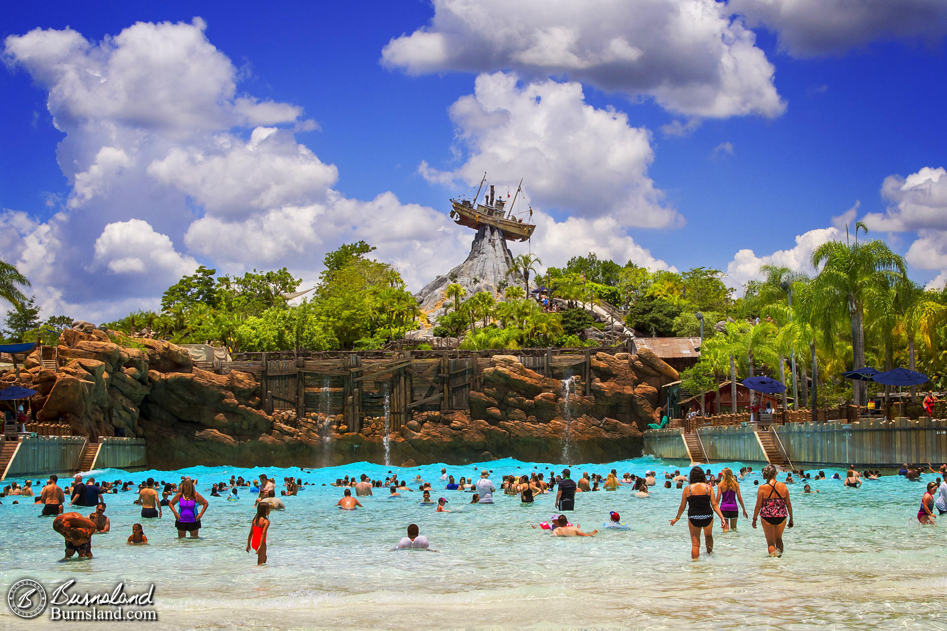 Waiting on the Waves at Typhoon Lagoon in Walt Disney World