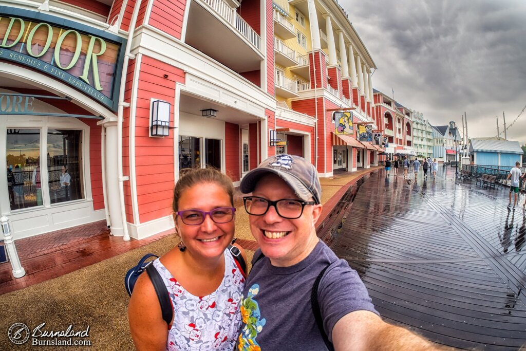 Walt Disney World Boardwalk after the Rain