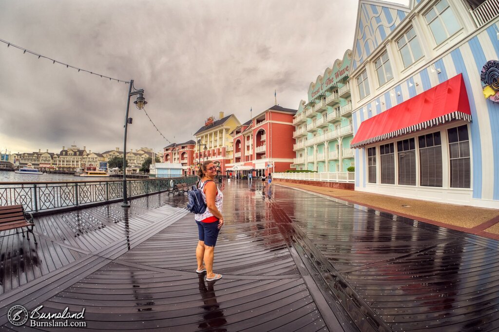 Walt Disney World Boardwalk after the Rain