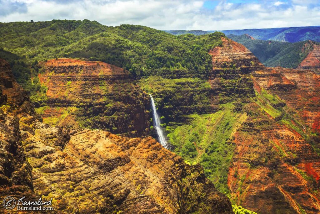 Waterfall in Waimea Canyon