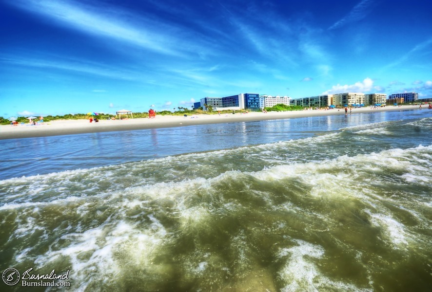 Waves at Cocoa Beach, Florida