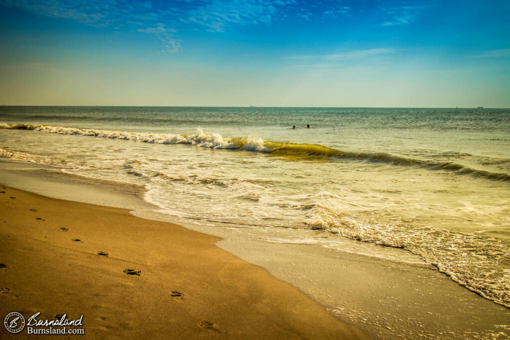 Waves on Cocoa Beach in Florida